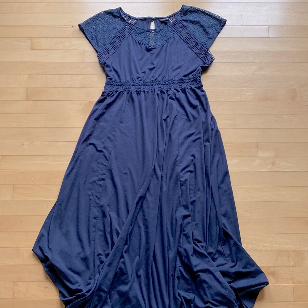 Torrid navy blue maxi dress